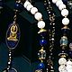 Beads of Sicily with lapis lazuli. Necklace. Mala by Jemma. My Livemaster. Фото №4
