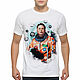 Cotton T-shirt 'Elon Musk in Space', T-shirts and undershirts for men, Moscow,  Фото №1