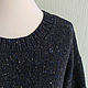 Заказать Джемпер оверсайз твидовый "Галактика". FAVORITE KNITWEAR (Наталья). Ярмарка Мастеров. . Джемперы Фото №3