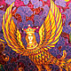 Batik panels `bird of Paradise Sirin` 
Buy panels of batik. Batik panels for the interior. Painting on silk. Olga Pastukhova.