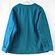 Quilted jacket-sweatshirt made of boiled linen. Outerwear Jackets. etnoart. My Livemaster. Фото №5