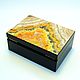Коллекционная Шкатулка Bumblebee Jasper. Шкатулки. Мастерская LaGRAFF. Ярмарка Мастеров.  Фото №4