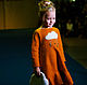 Children's felted dress with purse 'Little Cloud', Dresses, Minsk,  Фото №1