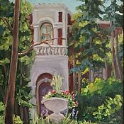 Картины и панно handmade. Livemaster - original item Oil painting in a frame Bykovo Manor. Landscape. Handmade.