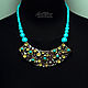 Turquoise Necklace (393) designer jewelry. Necklace. Svetlana Parenkova (parenkova). My Livemaster. Фото №6