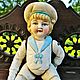 Винтаж: Старинная миниатюрная кукла Petit marin бисквит Франция. Куклы винтажные. Антиквариат и винтаж из Франции. Интернет-магазин Ярмарка Мастеров.  Фото №2