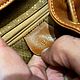 Винтаж: Мини-рюкзак Gucci Bamboo из карамельной кожи. Сделано в Италии. Сумки винтажные. Chic bags. Ярмарка Мастеров.  Фото №6