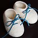 Baby booties, woolen, felted. Babys bootees. Elena Kudrina (feltfriends). Online shopping on My Livemaster.  Фото №2
