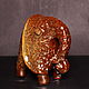Figurine. The Elephant is Golden. Ceramics. Figurines. bez-borodov. Online shopping on My Livemaster.  Фото №2