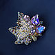 brooches: Maple leaf ' Northern lights', Brooches, Ekaterinburg,  Фото №1