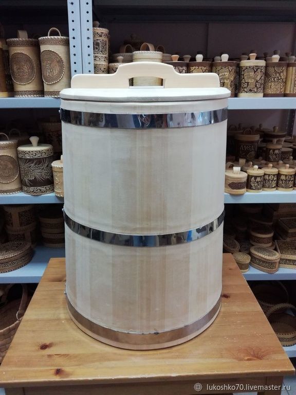 75 liters wooden barrel. Cedar barrel for water. Art.17018, Saunas and baths, Tomsk,  Фото №1