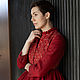 Комплект платье и жилет "Lady in Red". Платья. Ternika. Ярмарка Мастеров.  Фото №4