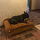 Couch for dog or cat Laura to buy. Sofa for dogs order. Lodge. Workshop for dogs and cats. My Livemaster. Фото №4