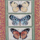 Вышитая картина "Бабочки". Картины. О.Vishnya (вышивка, бисер, вязание). Интернет-магазин Ярмарка Мастеров.  Фото №2
