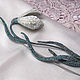 brooch Lily of the valley. Primrose. Stick pin. master Alena Litvin. My Livemaster. Фото №5