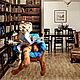Тигр. Год тигра. Ватная ёлочная игрушка. Тигр читающий газету. Елочные игрушки. 'Ватная страна' Светланы Стасенко.. Ярмарка Мастеров.  Фото №6