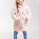 Mouton coat for a little girl. Childrens outerwears. Kids fur coat. Online shopping on My Livemaster.  Фото №2