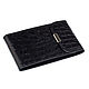 Business card holder leather Cardholders Crocodile leather Black, Business card holders, Riga,  Фото №1