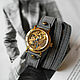 Order  Two-turn wristwatch. MART. Livemaster. . Straps Фото №3
