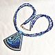 Jewelry set made of polymer clay 'Indian Silk 2'. Jewelry Sets. Multicraft studio. My Livemaster. Фото №6