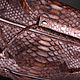 Спортивная сумка из кожи питона IMP0581VK. Спортивная сумка. CrocShop товары из экзотической кожи. Ярмарка Мастеров.  Фото №7