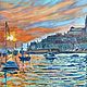  Oil painting Landscape 'Evening. Rovinj', Pictures, Moscow,  Фото №1