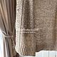 Кардиган твид шёлк натуральный 100% тусса Tussah Silk Италия твидовый. Кардиганы. Annacashmeresilk. Интернет-магазин Ярмарка Мастеров.  Фото №2