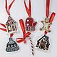 Set porcelain toy 'Gingerbread', Christmas decorations, Moscow,  Фото №1