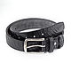 Black Leather Belt. Straps. Two Starlings. Online shopping on My Livemaster.  Фото №2