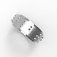 Order Ring for blind and visually impaired people, Braille. asgdesign. Livemaster. . Rings Фото №3