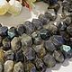 Labradorite beads faceted natural stones. PCs, Beads1, Saratov,  Фото №1