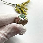 Серебряное кольцо с опалом "Око"