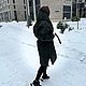 Зимний пуховик. Пуховики. Полина Лина. Интернет-магазин Ярмарка Мастеров.  Фото №2