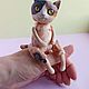  Кошка игрушка Марго. Тедди Зверята. Minilapa. Ярмарка Мастеров.  Фото №10