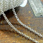 Материалы для творчества handmade. Livemaster - original item Rollo chain mm color silver. 1 meter. Handmade.