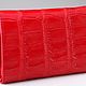 Кошелек женский из натуральной кожи крокодила IMA0216R44. Кошельки. CrocShop товары из экзотической кожи. Ярмарка Мастеров.  Фото №7