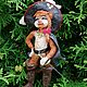 Кот в сапогах, ватная елочная игрушка. Мягкие игрушки. Елена (emeldolls). Интернет-магазин Ярмарка Мастеров.  Фото №2