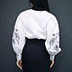 Women's embroidered blouse 'Elegant' white. Blouses. KVITKA. Online shopping on My Livemaster.  Фото №2