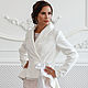 Wedding Coat White Women's Coat ' Maria Cashmere», Capes, Moscow,  Фото №1