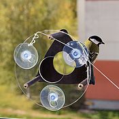 Дача и сад handmade. Livemaster - original item Window perch Trio (roost for street birds). Handmade.