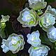 Bouquet-night light 'White Begonia'. Nightlights. Elena Krasilnikova. My Livemaster. Фото №5