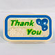 Silicone mold for soap 'Thank you 2D», Form, Shahty,  Фото №1