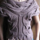 Зеленая безрукавка косами. Жилеты. IRINA GRUDKINA Handmade Knitwear. Ярмарка Мастеров.  Фото №6