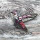 Brooch Hummingbird 'Vilet'. Brooches. Anastasiya Kozlova. My Livemaster. Фото №4