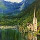 Oil painting European style landscape Alps Alpine calm. Pictures. sharaeva-elena. My Livemaster. Фото №6
