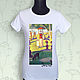 Sunday afternoon t-shirt. T-shirts. Decades (Natalya). Интернет-магазин Ярмарка Мастеров.  Фото №2