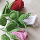Розы крючком, Роза ручной работы. Цветы. Magic_Crochet. Интернет-магазин Ярмарка Мастеров.  Фото №2