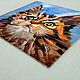 Painting cat meinkun funny kitten oil painting. Pictures. Yulia Berseneva ColoredCatsArt. My Livemaster. Фото №5