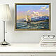 Sailboat at sea | Aivazovsky oil copy | Seascape. Pictures. pirogov-maxim. Online shopping on My Livemaster.  Фото №2