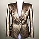 Пиджак PREMIUM Luxury Gold Твид Exclusive. Пиджаки. TrendArtStudio Honey Mustard. Ярмарка Мастеров.  Фото №6